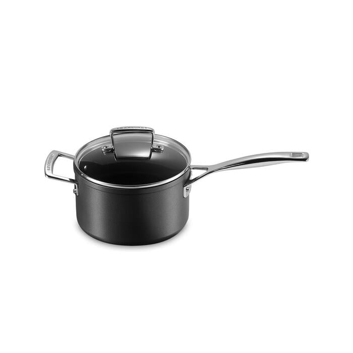 Ковш со стеклянной крышкой Le Creuset 1,9 л Черный