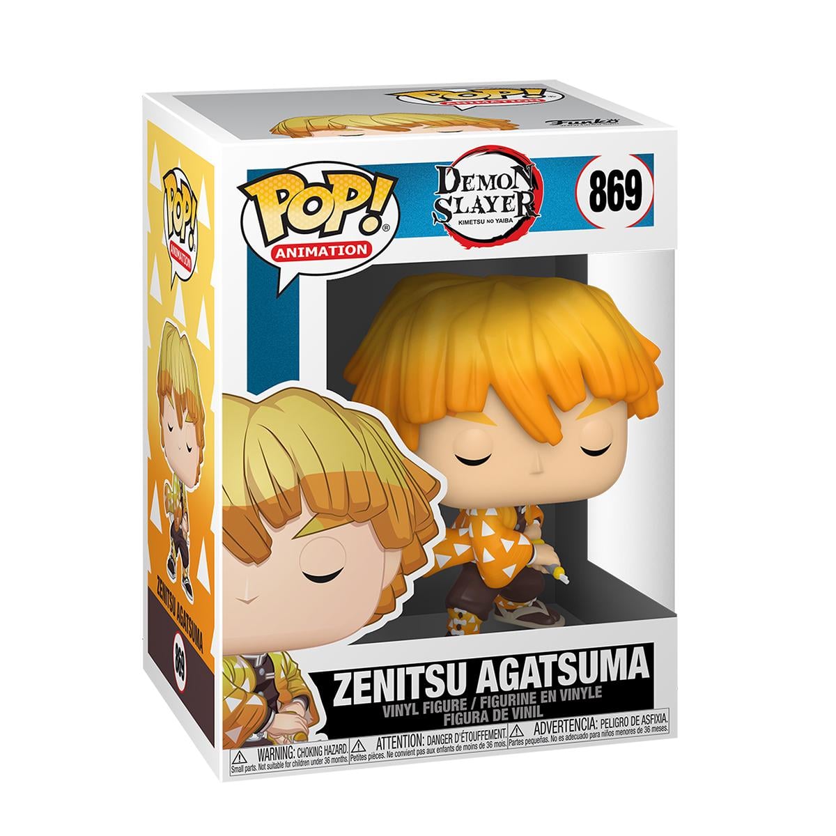 Дитяча ігрова фігурка Funko POP колекційна Demon Slayer Zenitsu Agatsuma Зеніцу (1206472602)