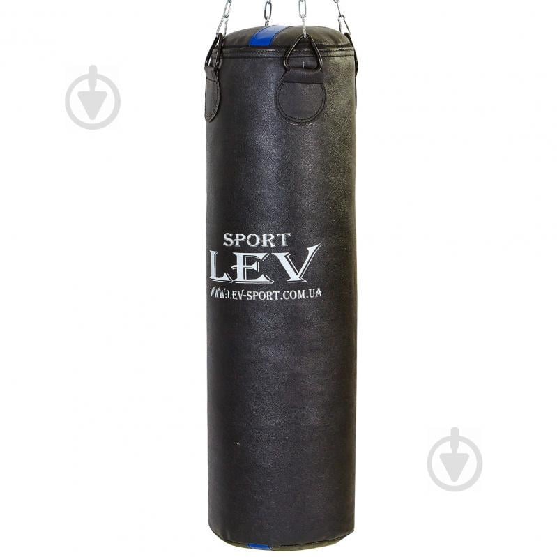 Мешок боксерский planeta-sport Цилиндр Кирза h-100см LEV UR LV-2804 Черный