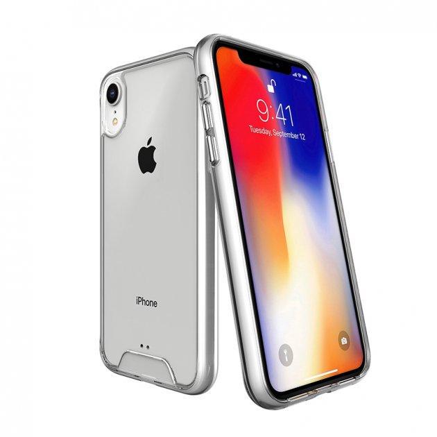 Противоударний Силиконовый Чехол Space Silicone Case для iPhone Xr Прозрачный Противоударний Силиконовый Чехол Space Silicone Case для iPhone Xr Прозрачный