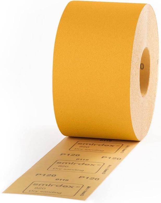Бумага шлифовальная Smirdex Yellow Line 820 115 мм х 50 м P500 Оранжевый