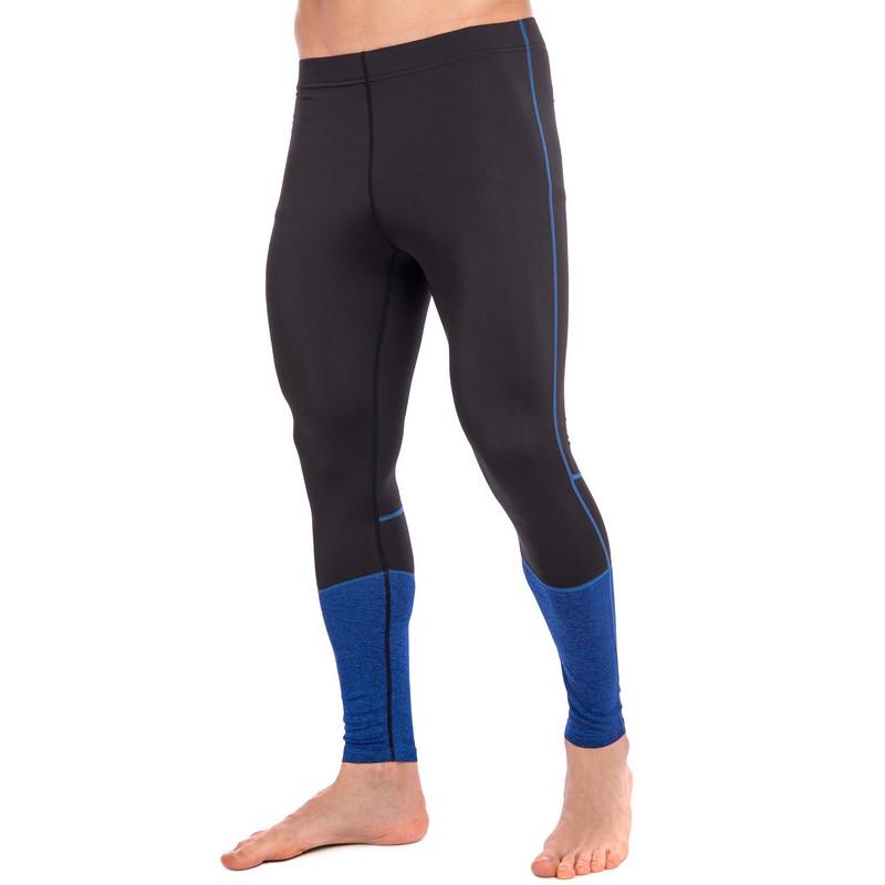 Одяг компресійний LIDONG LD-1005-LD-1205 чоловічий лонгслів і штани XXL/р. 50-52 Чорний/Синій (6936116101146) - фото 3