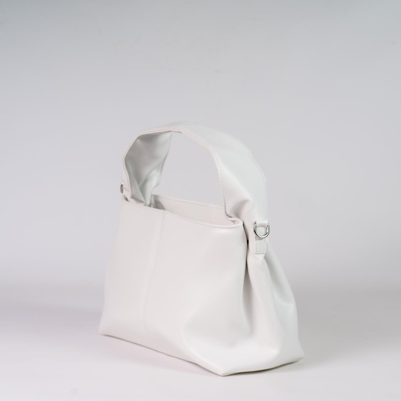 Сумка женская хобо с длинным ремешком KVITUCHA №52-24 Белый - фото 2 Сумка женская хобо с длинным ремешком KVITUCHA №52-24 Белый - фото 2