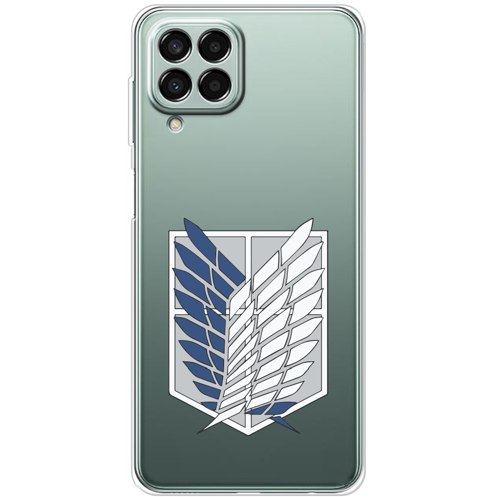 Чохол BoxFace Samsung Galaxy M33 5G (M336) Атака Титанів Крила Свободи Прозорий силікон (44472-bk88-44472)