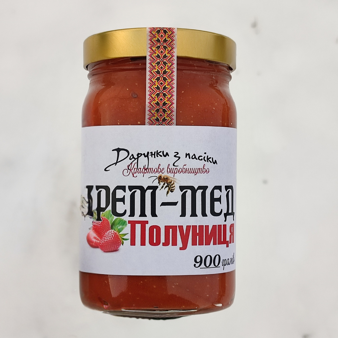 Крем-мед Клубника 900 г 0,72 л (2569002373) Крем-мед Клубника 900 г 0,72 л (2569002373)