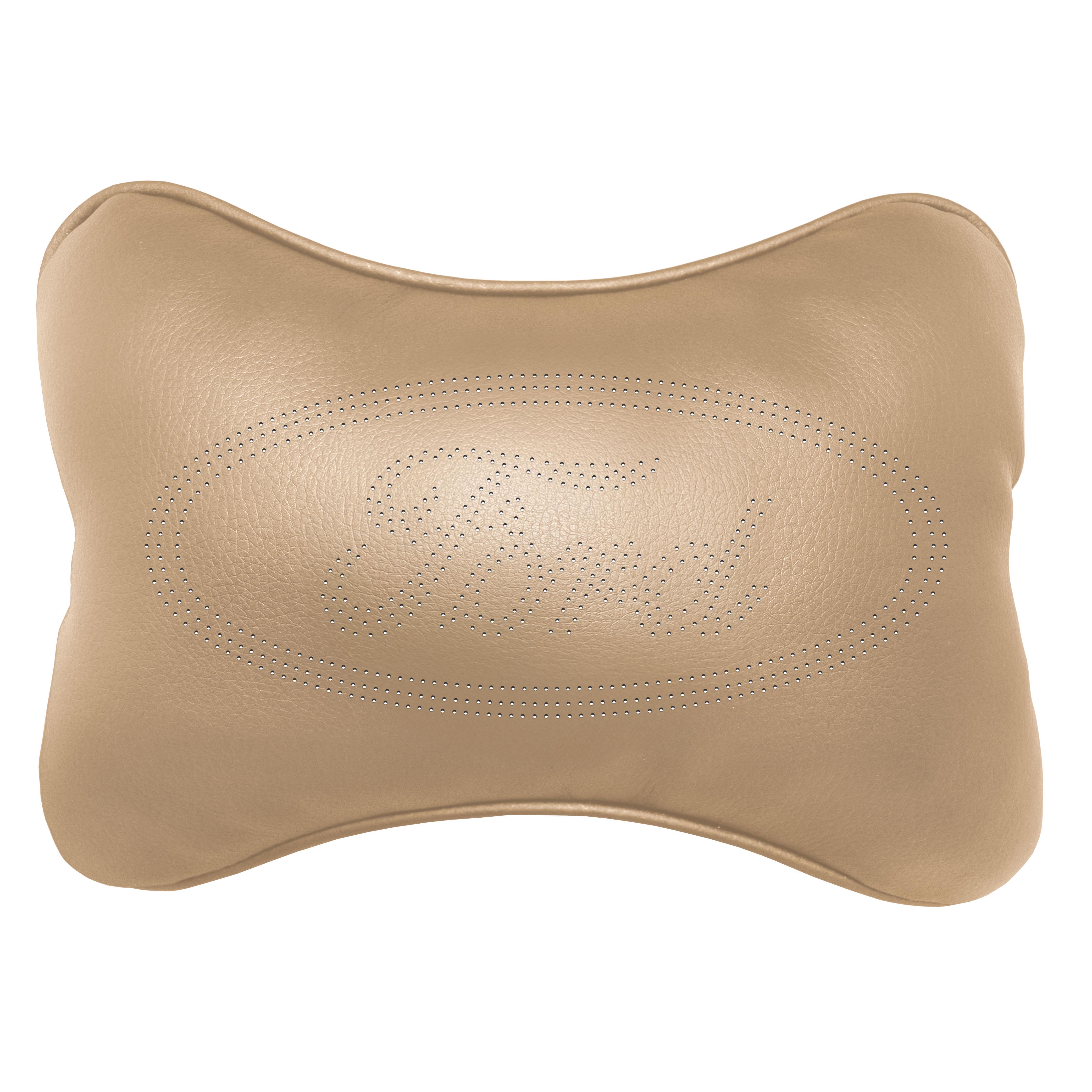Подушка автомобильная Avtolife Ford для шеи из экокожи Бежевый (AVT-LBE-02) - фото 1 Подушка автомобильная Avtolife Ford для шеи из экокожи Бежевый (AVT-LBE-02) - фото 1