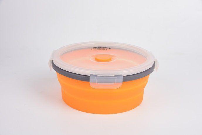 Ланч бокс Tramp TRC-087 з кришкою 800 мл Orange (008768) - фото 2