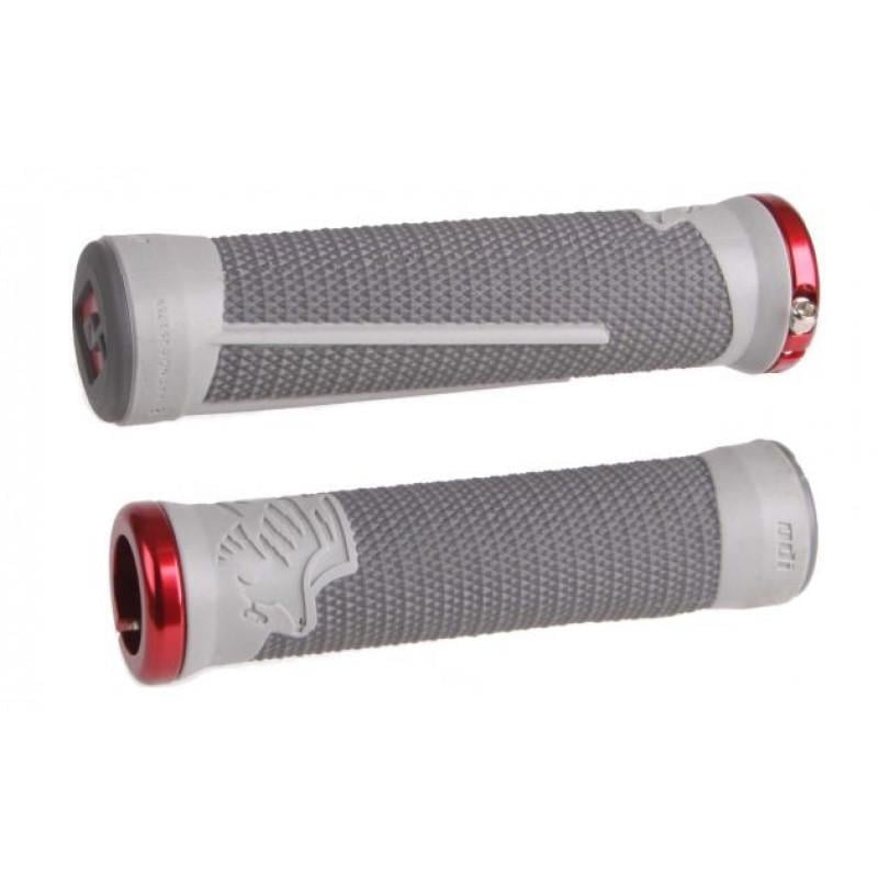 Грипсы ODI AG-2 Gray/Graphite w/Red clamps (D35A2HG-R) Грипсы ODI AG-2 Gray/Graphite w/Red clamps (D35A2HG-R)