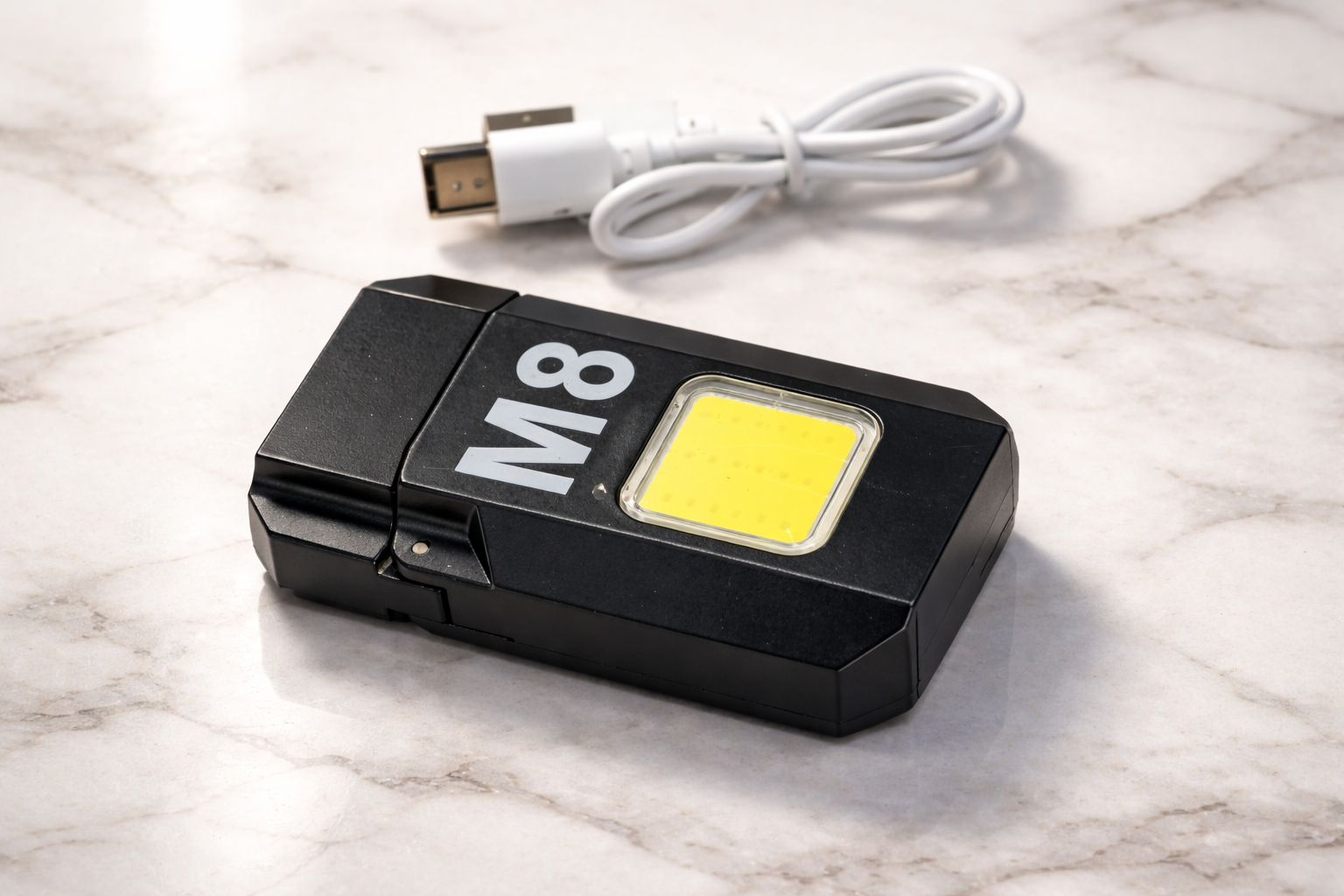 USB-запальничка спіральна M8 6002 з ліхтариком електроімпульсна Чорний (33970543)
