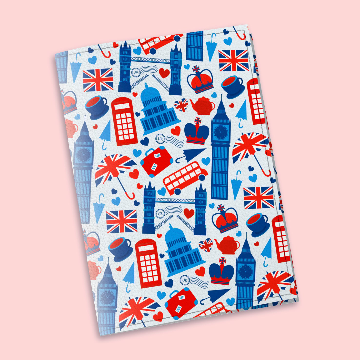 Обложка на паспорт The cover London  9,6x13,3 см (906018)