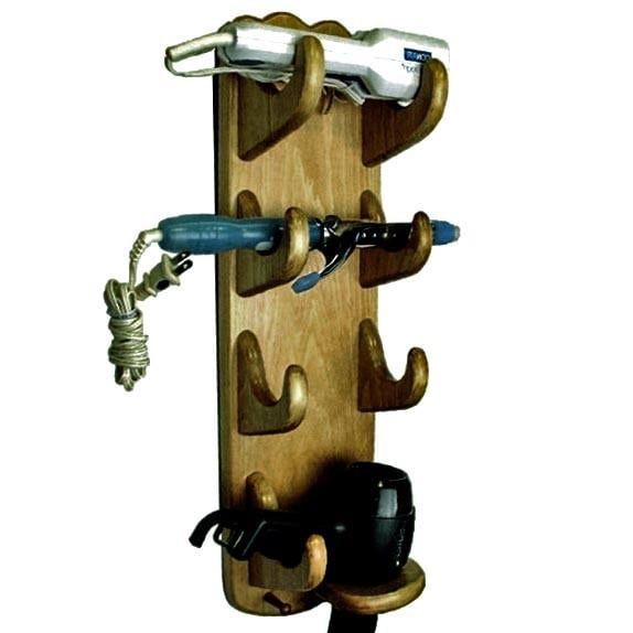 Органайзер для фенов и расчесок из дерева Дебрезо Мускат (РФО-001507)