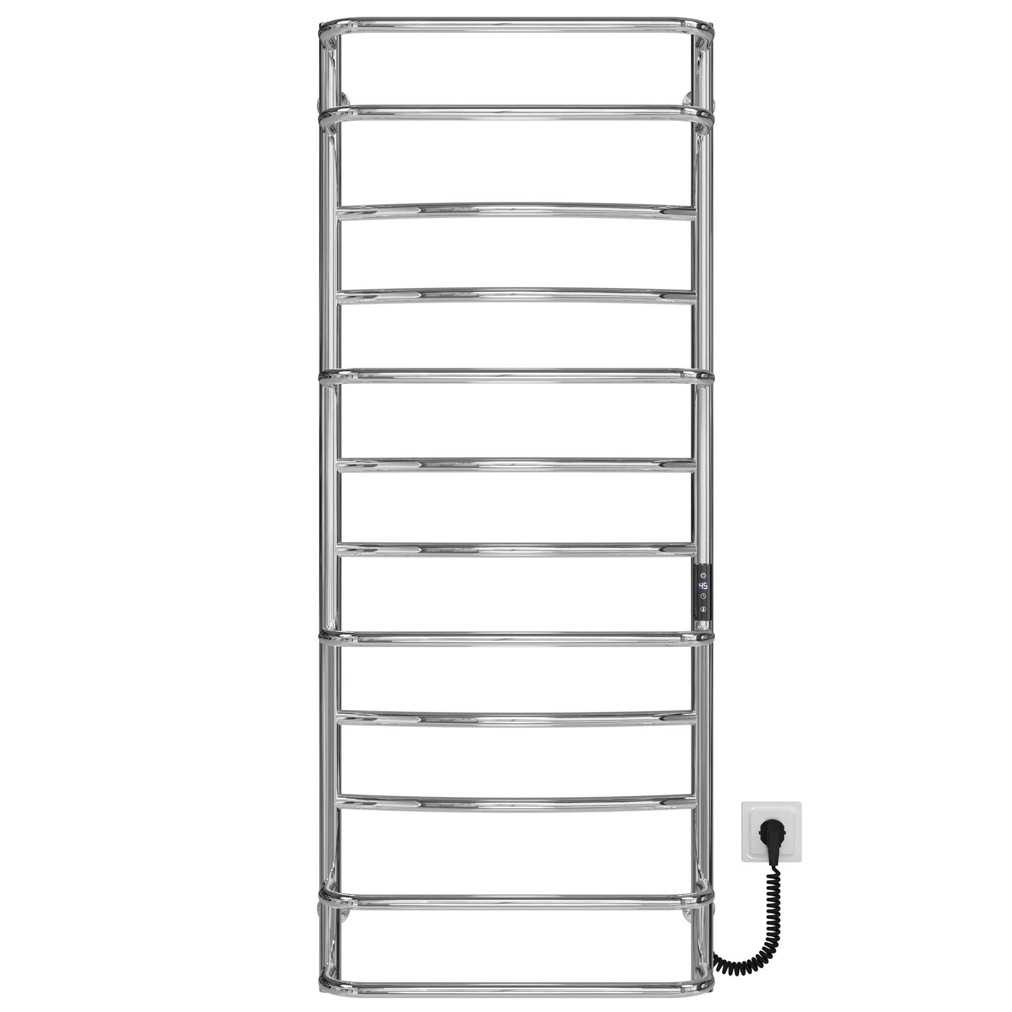 Полотенцесушитель электрический Deffi Аквамикс П12 JD03 правое подключение нержавеющая сталь 500х1300 мм Хром (C.AM.130.50.12.E.C.R.1)