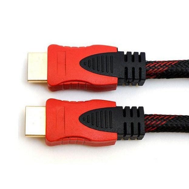 Кабель HDMI - HDMI 1.4V 1080p 5 м Черный/Красный (id_7622) - фото 2