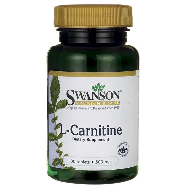 Карнитин L Swanson L-Carnitin 500mg 30 tabs
