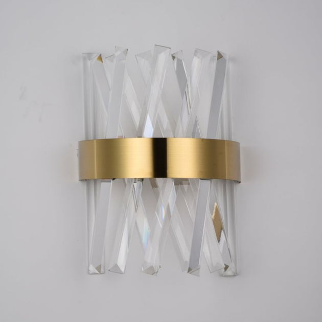 Бра хрустальное светодиодное Sirius Ш 5011/2 настенное (32312)