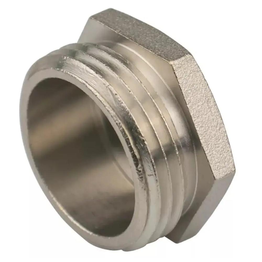 Заглушка латунная никелированная Karro 3/4" наружная резьба (SQ-1030521)