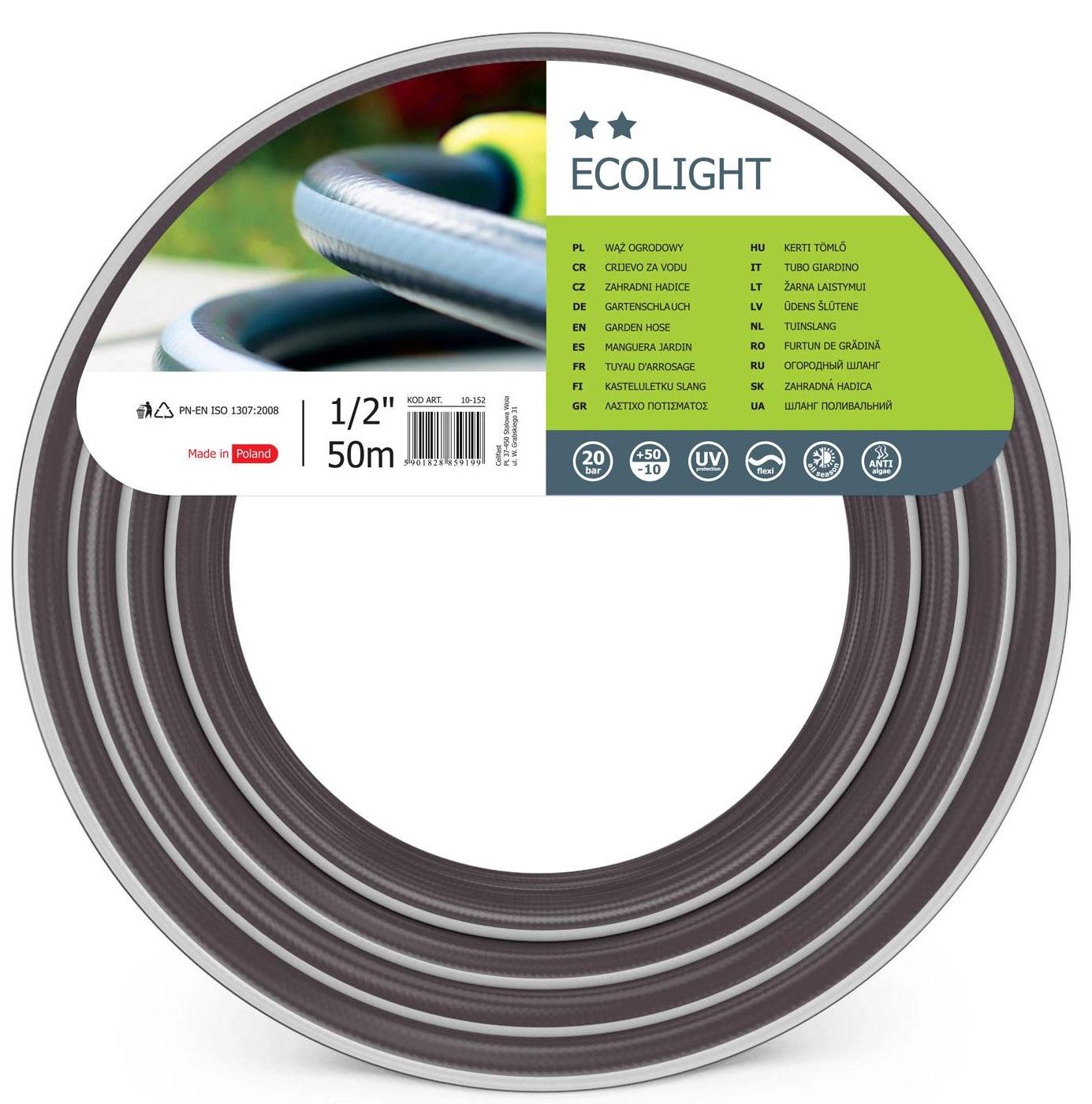 Садовий шланг Cellfast Ecolight 1/2" 50 м (10-152)