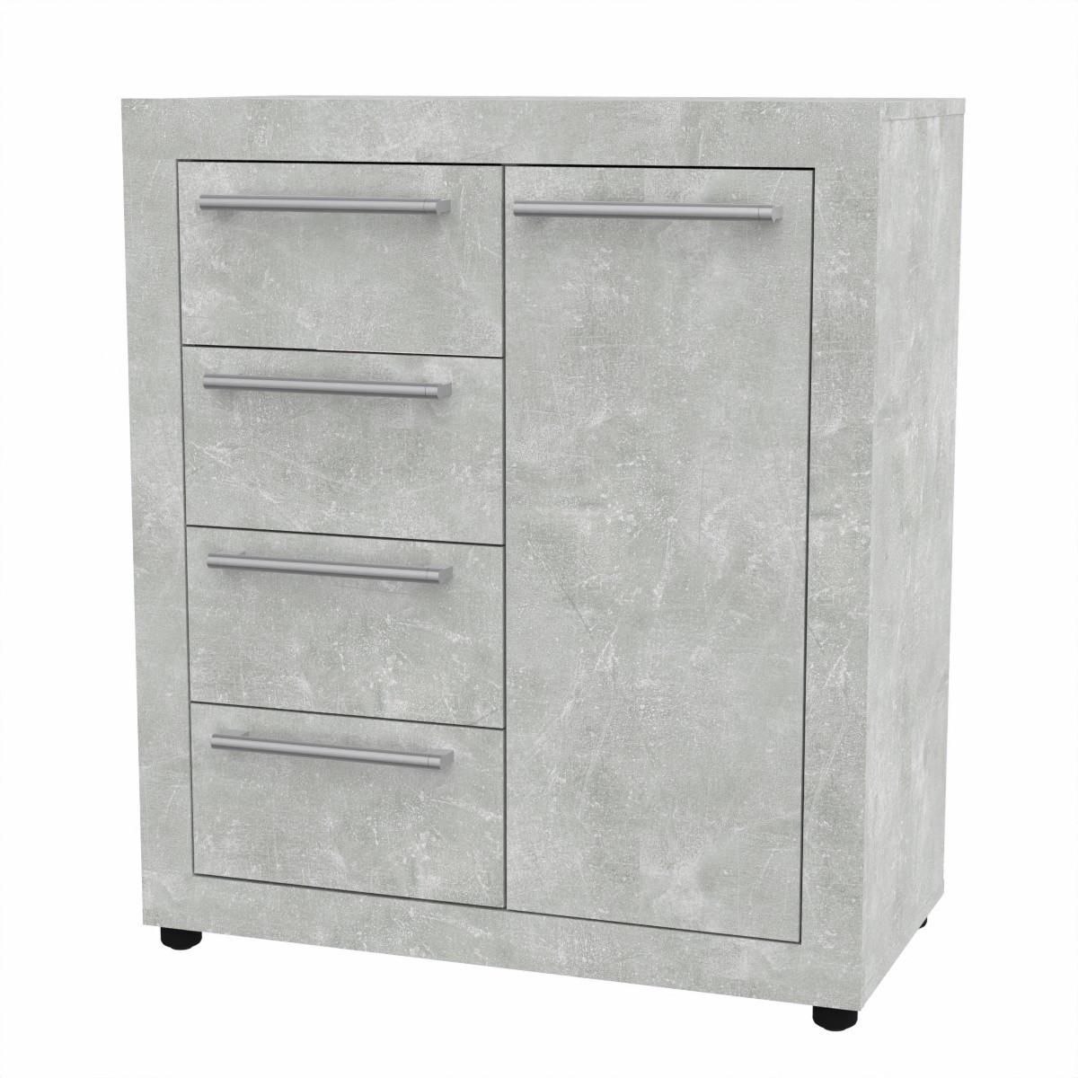 Комод Компаніт МГ-1 Тумба-2 90х40х78,3 см Ательє світлий (25400622)