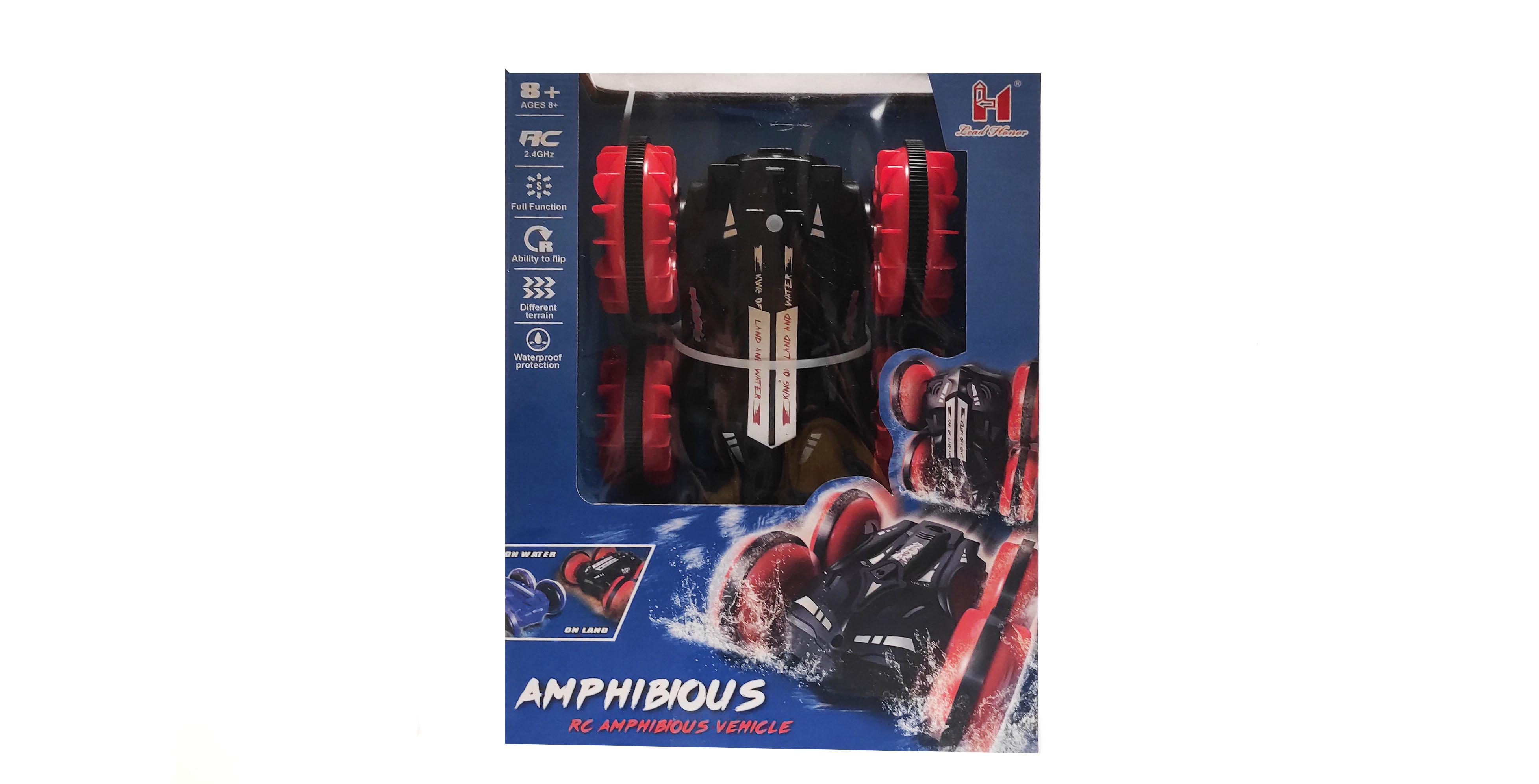 Машинка перевертыш Jia Yu Toys амфибия трюковая 17 см Красный (104143k) - фото 14 Машинка перевертыш Jia Yu Toys амфибия трюковая 17 см Красный (104143k) - фото 14