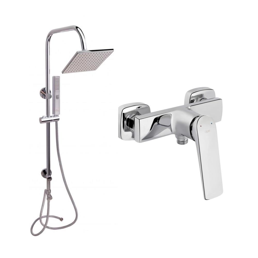 Набор Qtap Vlasta для душа с душевой стойкой QTVLA4028102C/QT1001CRM Chrome (FRRS00052203)