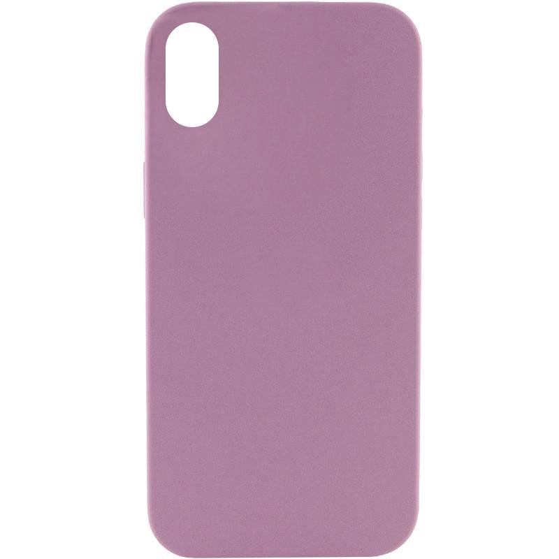 Противоударный Чехол Silicone Case Full Protective (AA) NO LOGO для Apple iPhone XS Max (6.5") Лиловый/Lilac Pride