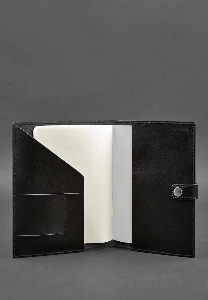 Папка шкіряна софт-бук для блокноту та планшета 10.0 Вугільно-чорний (A-026819) - фото 4 Папка шкіряна софт-бук для блокноту та планшета 10.0 Вугільно-чорний (A-026819) - фото 4