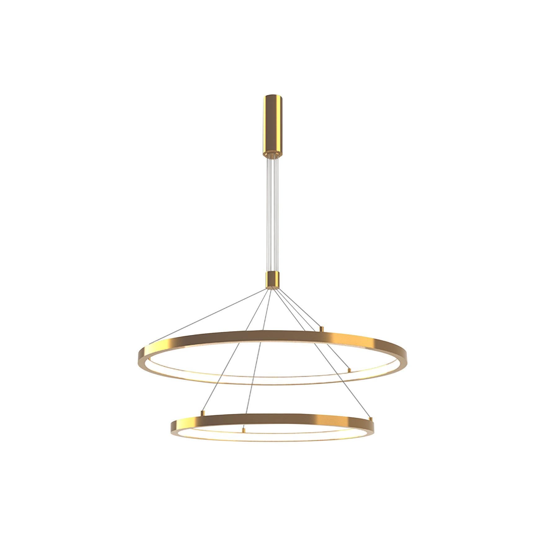 Люстра подвесная Skarlat M 9072 IN 2 In1 6+8 3000K Gold (9319014)