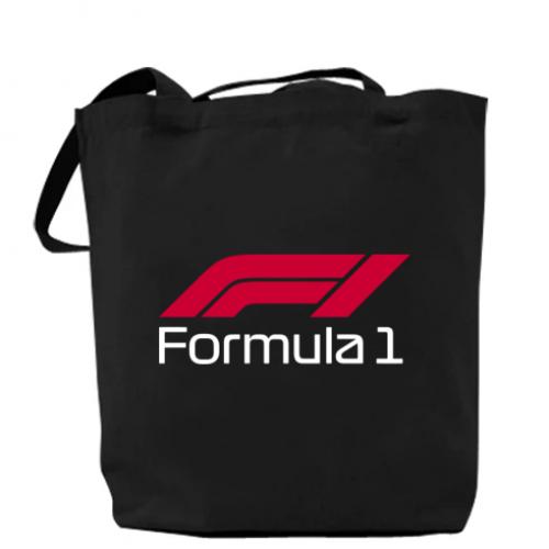 Шоппер Formula 1 37x41 см Черный (7221814-2-138394)