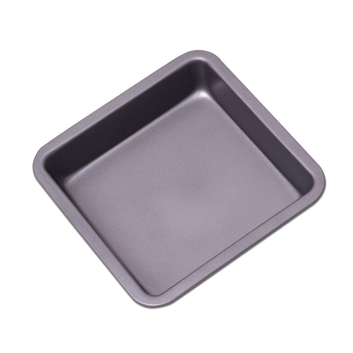 Форма для запікання Kamille 22,5х22,5х4,5 см з вуглецевої сталі KM-6007