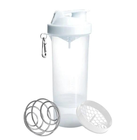 Шейкер спортивний SmartShake Slim 500 мл Pure White (10253301)
