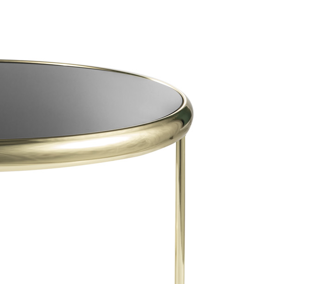 Журнальний столик Signal SCARLET II комплект Чорний/Золотий (SCARLETIICZL) - фото 2 Журнальний столик Signal SCARLET II комплект Чорний/Золотий (SCARLETIICZL) - фото 2