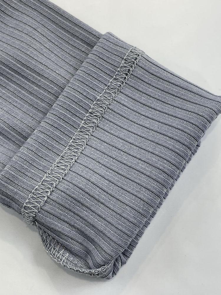 Лосини в рубчик для дівчинки Semejka 0303 122 см Графітовий (104768) - фото 4