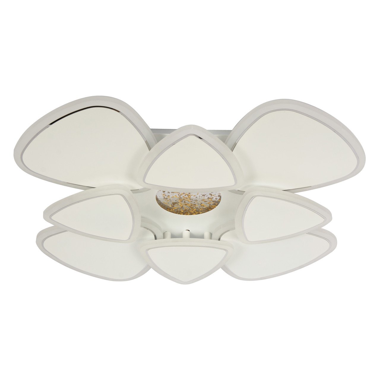 Люстра стельова LED Sunlight 5889/4+4 Білий (671a61d3375fc503bb1c1b86)