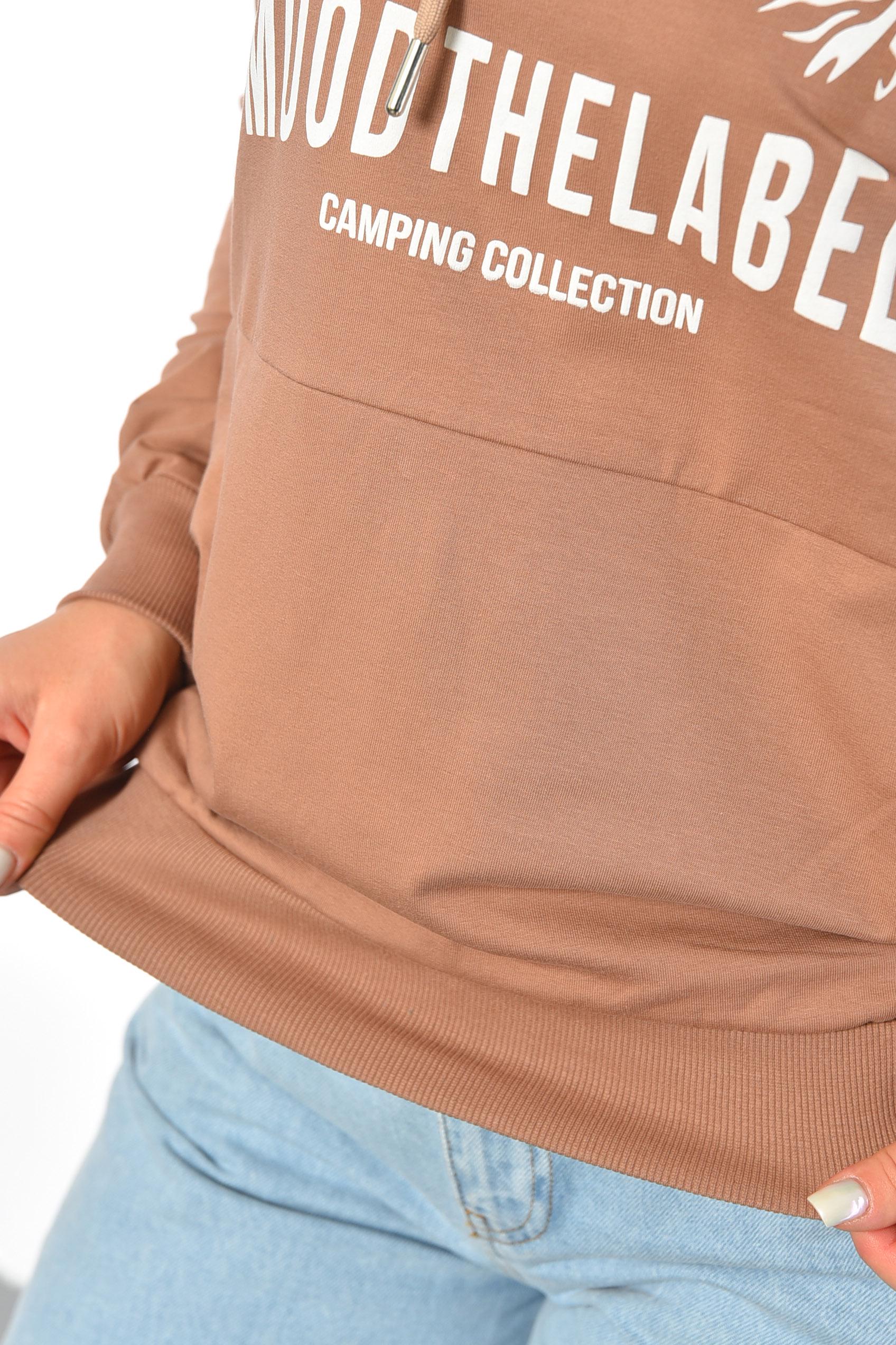 Худи женское M Мокко (189694) - фото 4