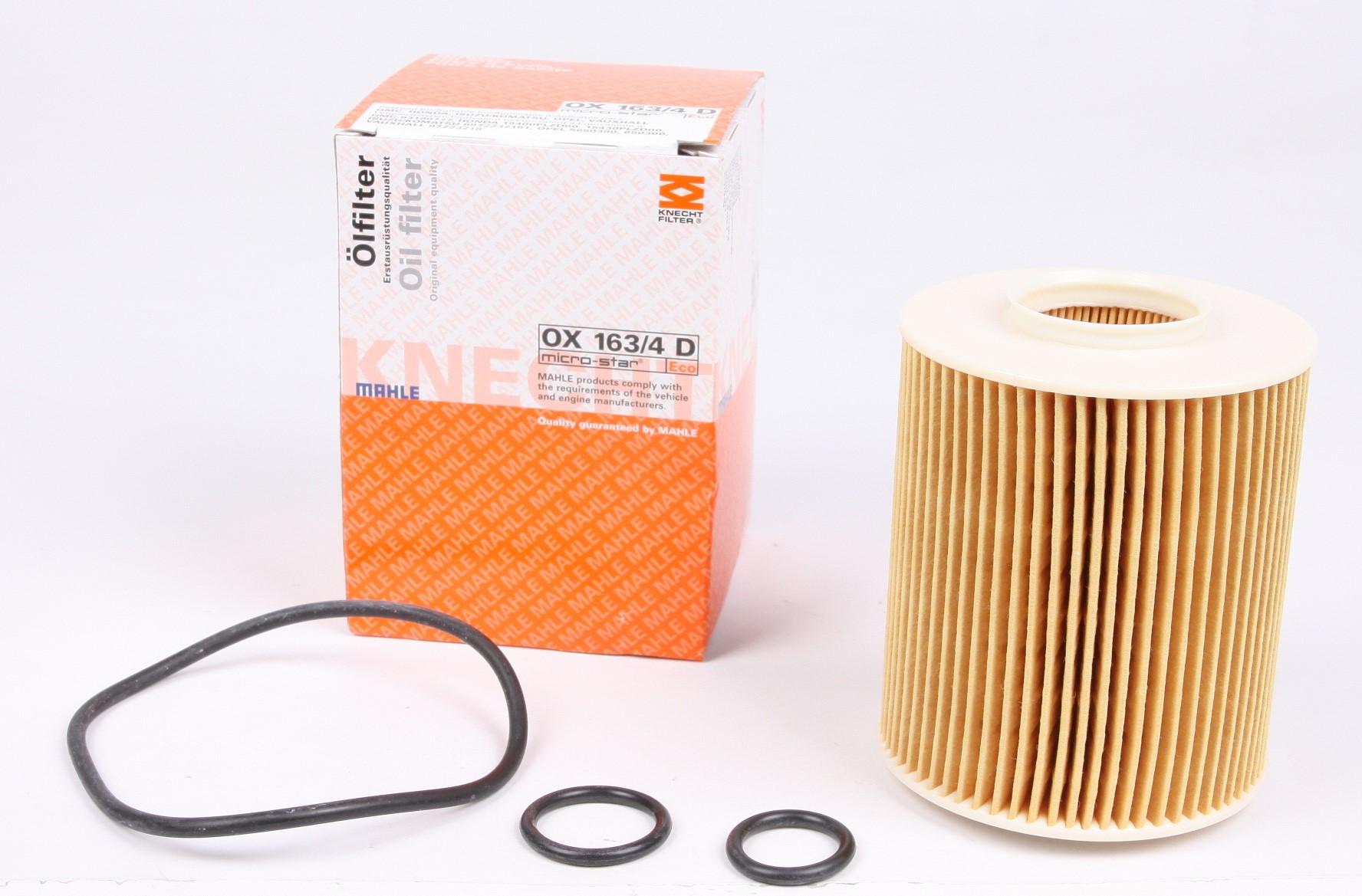 Фильтр масляный KNECHT для Opel Combo 1,7CDTI (OX 163/4D)