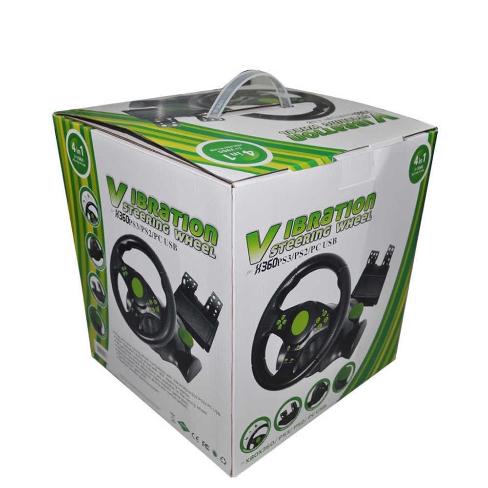 Руль игровой XPRO 3в1 с системой виброотдачи и педалями для PS3/PS2/PC (14304) - фото 4