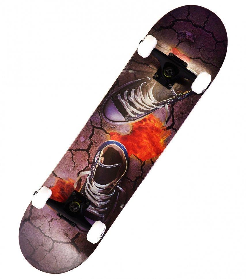 Скейтборд El Primo натуральное дерево Canada трюковой для подростка Pinesky Stark с росписью Конверсы - фото 2 Скейтборд El Primo натуральное дерево Canada трюковой для подростка Pinesky Stark с росписью Конверсы - фото 2