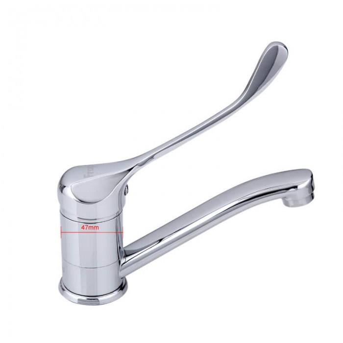 Змішувач для умивальника Frap F4554 1036126 ліктьовий Хром (102398) Змішувач для умивальника Frap F4554 1036126 ліктьовий Хром (102398)