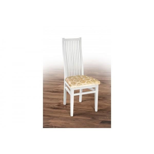 Стул для кухни Мікс Меблі Миранда Авилла 2/2 дерево/ткань Белый/Бежевый