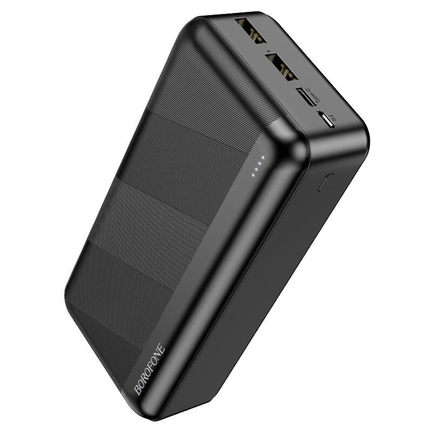 Павербанк Borofone BJ27B Pindar 2 USB/Type-C/microUSB 30000 mAh Black (66189)