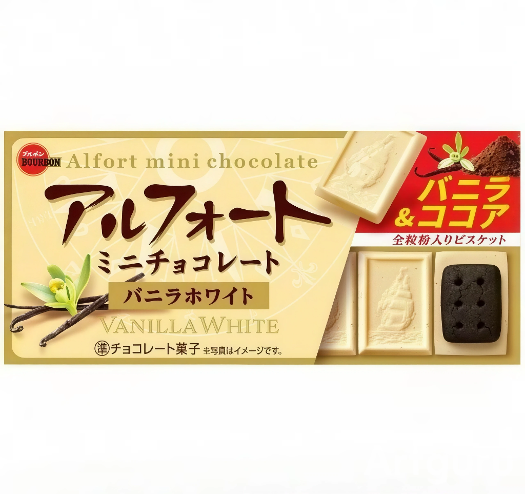 Шоколадка BOURBON Alfort Vanilla печиво з ванільним шоколадом 55 г (2916007452)