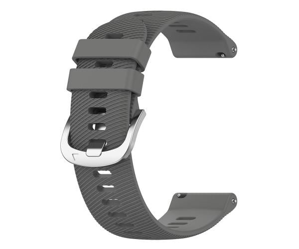 Ремешок силиконовый Solid Lines для Garmin Forerunner 165 20 мм Темно-серый Ремешок силиконовый Solid Lines для Garmin Forerunner 165 20 мм Темно-серый