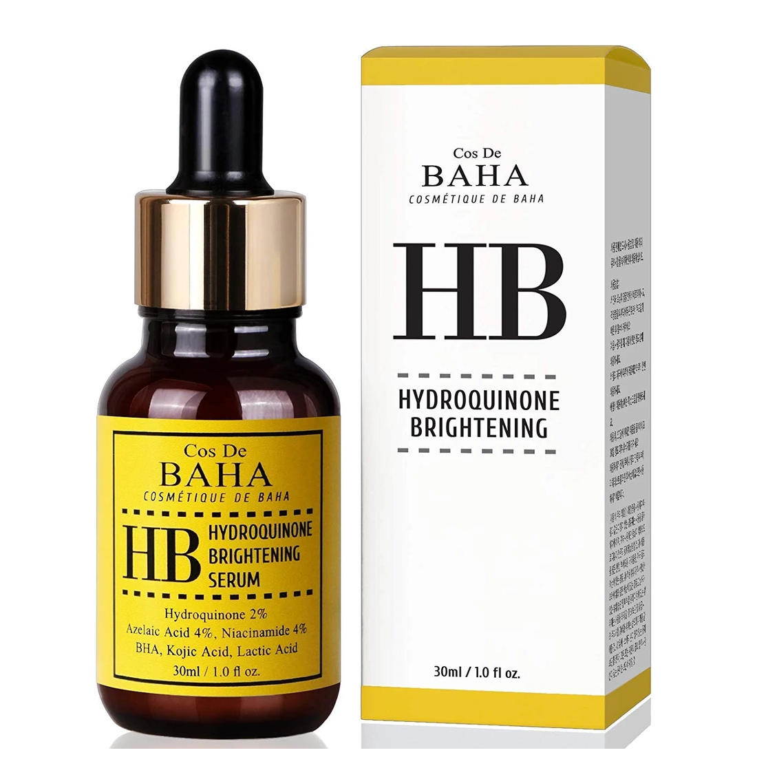 Сыворотка для борьбы с пигментацией Cos De BAHA HB Hydroquinone Brightening Serum 30 мл (2282837924)