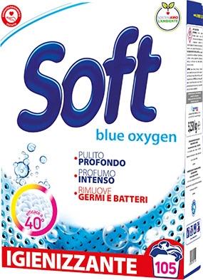 Пральний порошок Soft Blue Оxygen 5.25 кг 105 циклів прання