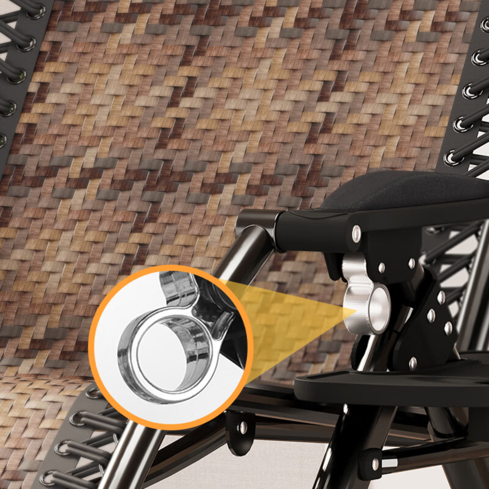 Шезлонг раскладной Zero Gravity WCG S-9 р из ротанга Черный/Коричневый (S-91) - фото 9 Шезлонг раскладной Zero Gravity WCG S-9 р из ротанга Черный/Коричневый (S-91) - фото 9