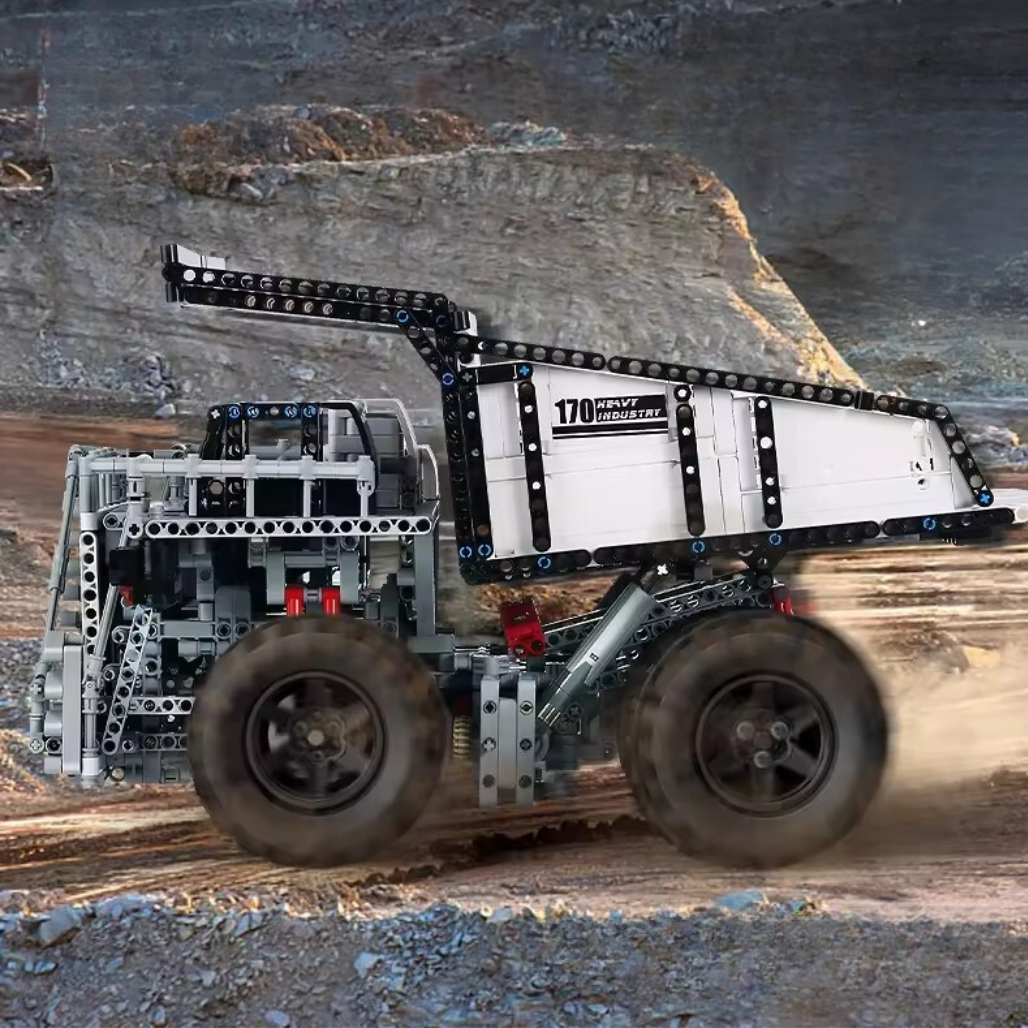 Конструктор детский Самосвал для карьера на дистанционном управлении 2044 дет. - фото 6