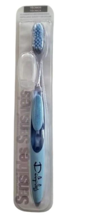 Зубная щетка Deliplus Sensitive technical с ультрамягкой щетиной Синий