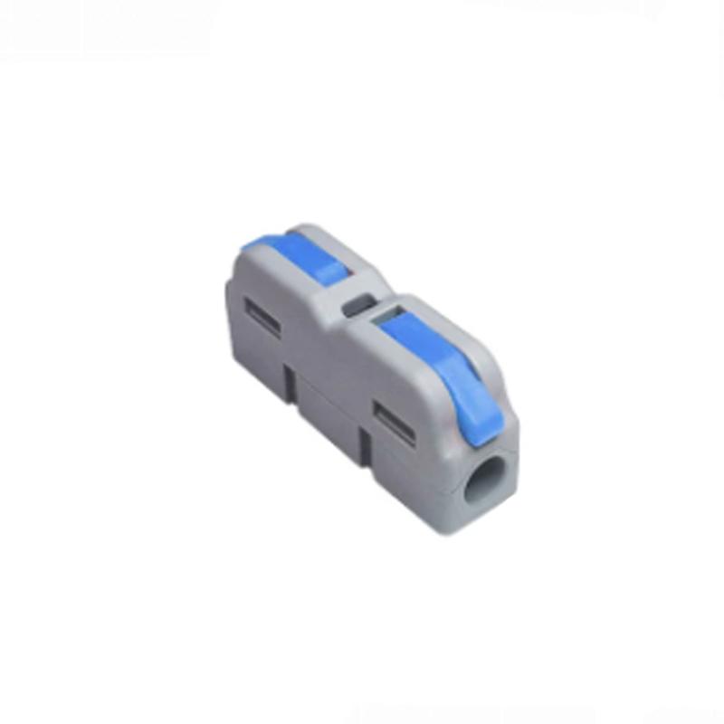 Клема прохідна Tactix 0,08-4 мм2 32А 1-1 набірна 29,6х8х14 мм Синій (SPL-1MB)