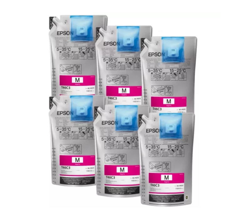 Чернила EPSON DS T46D340 1100 мл 6 упаковок Magenta (C13T46D340)