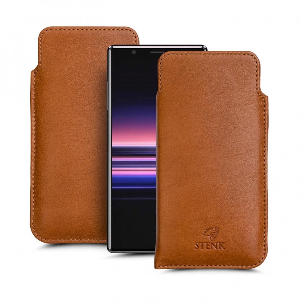 Футляр Stenk Elegance для Sony Xperia 5 Camel (66060)